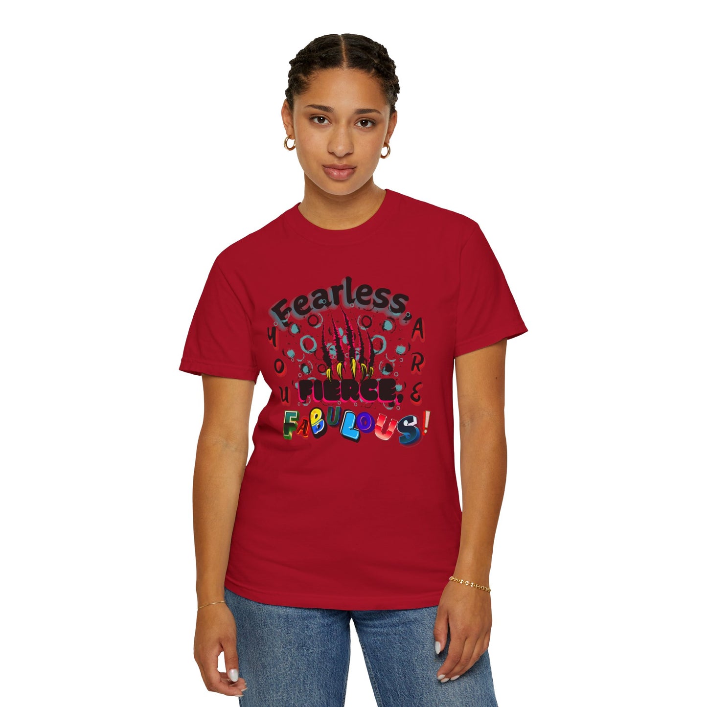 Fearless Feline Claw Ripping Comfort Colors T-shirt