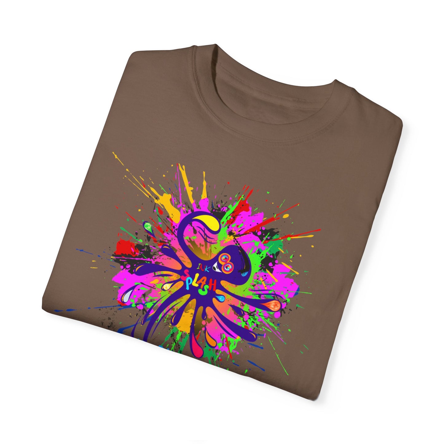 Octopus Ink-Splash Comfort Colors T-Shirt