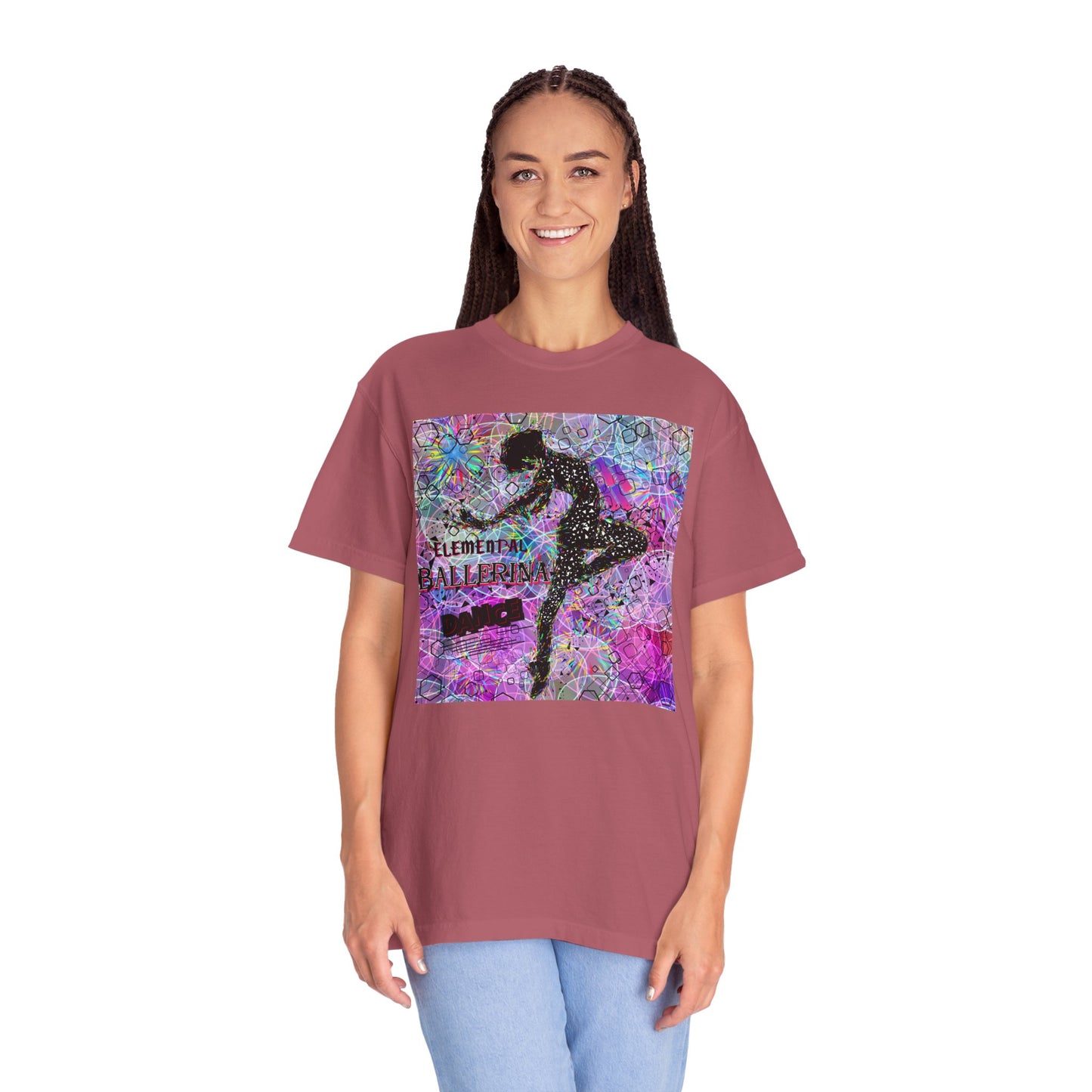Ballerina Dance Elemental Patterns T-Shirt
