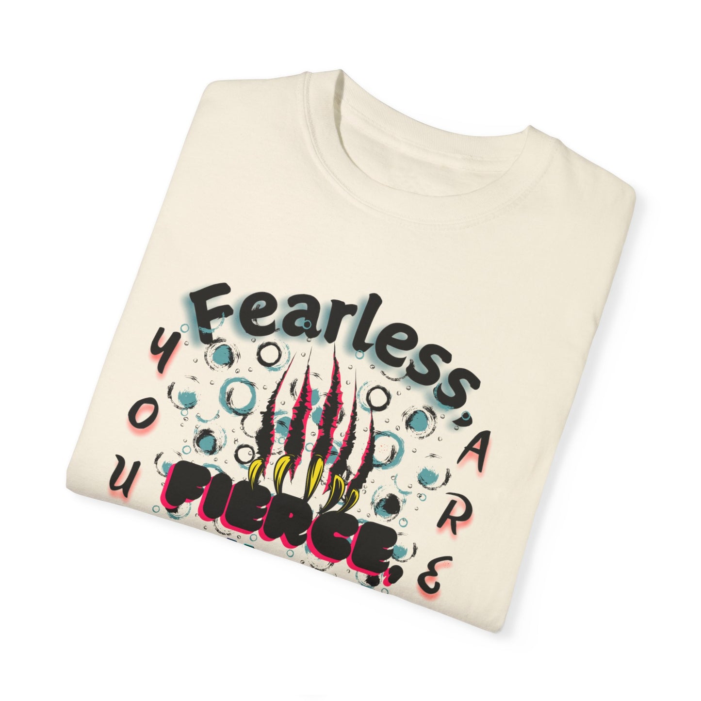 Fearless Feline Claw Ripping Comfort Colors T-shirt