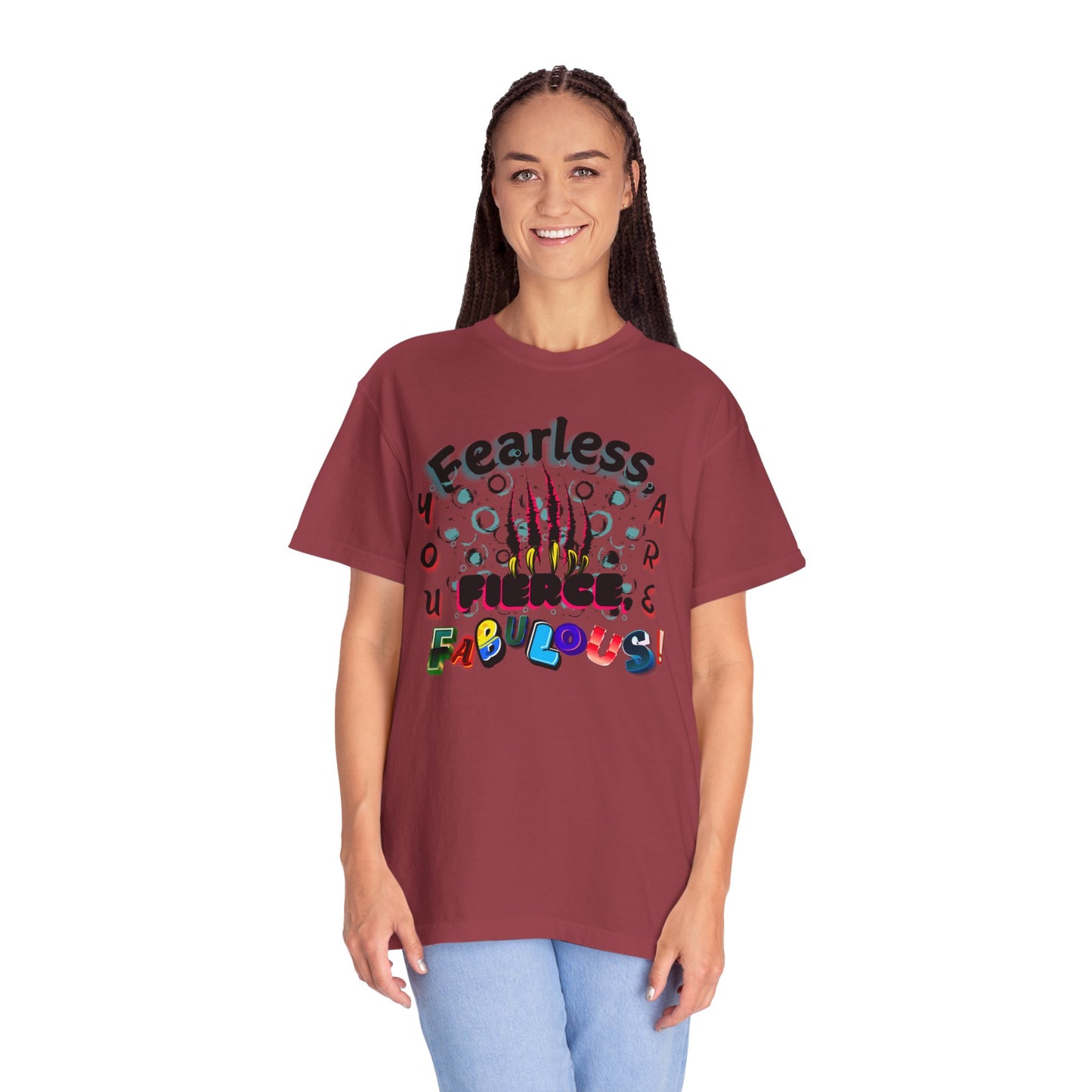 Fearless Feline Claw Ripping Comfort Colors T-shirt