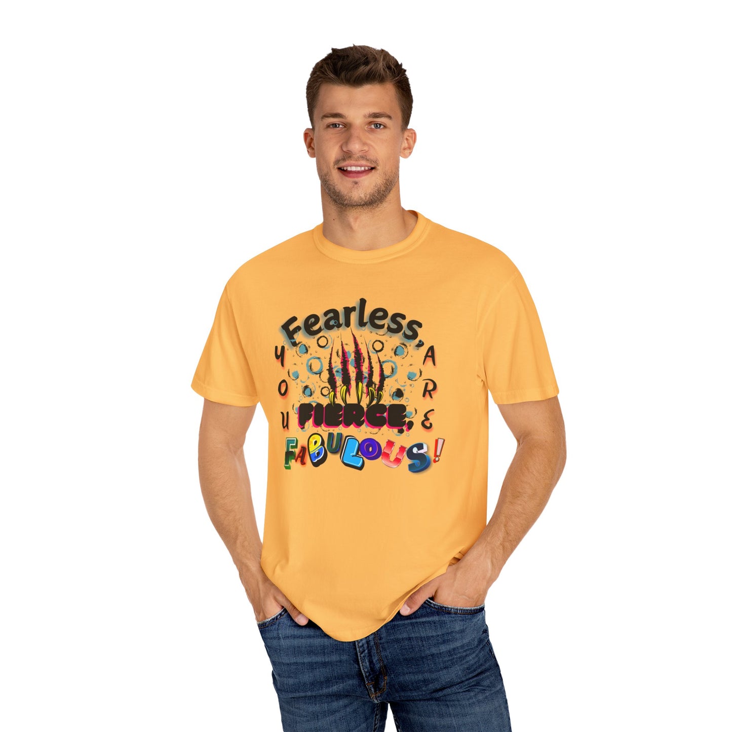 Fearless Feline Claw Ripping Comfort Colors T-shirt