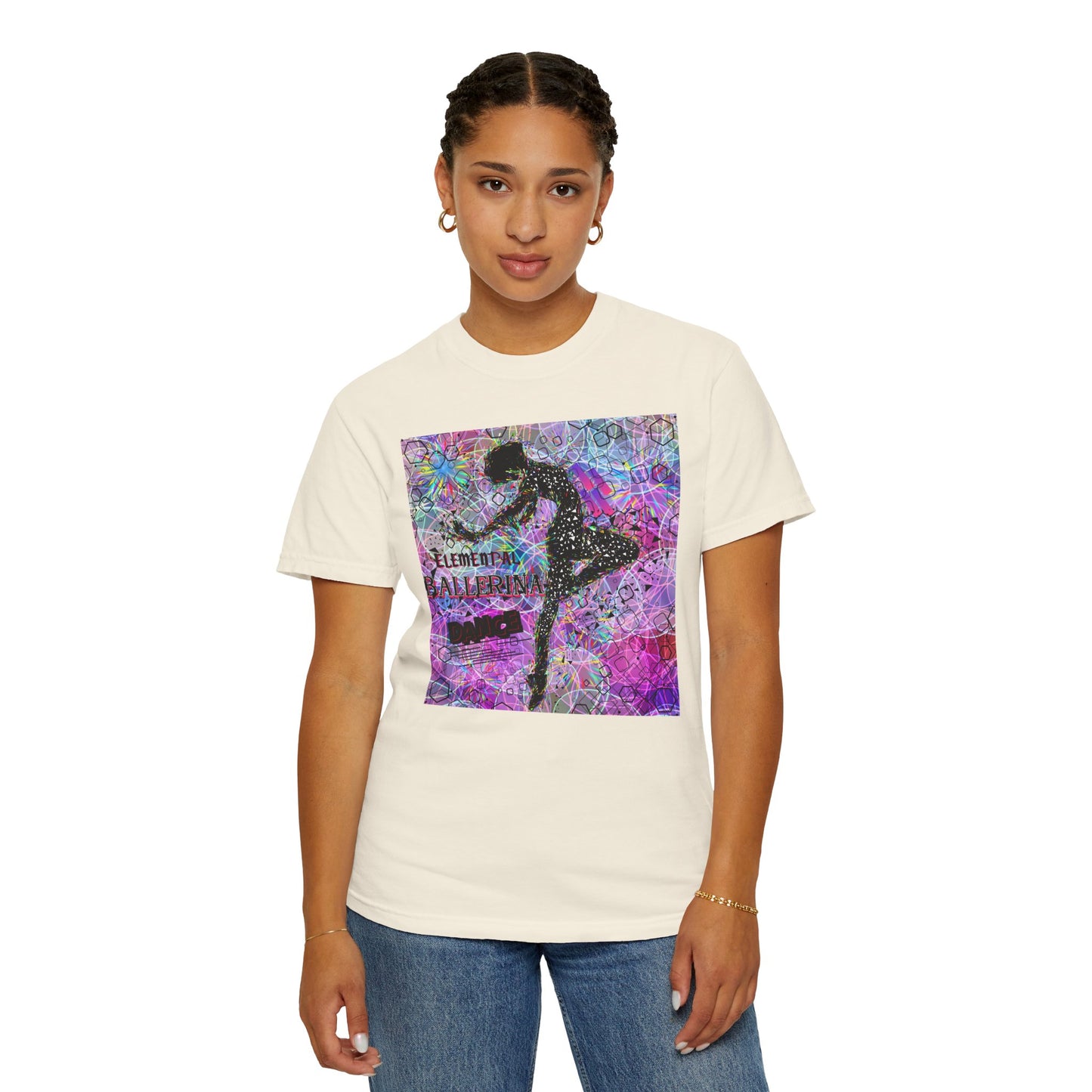 Ballerina Dance Elemental Patterns T-Shirt