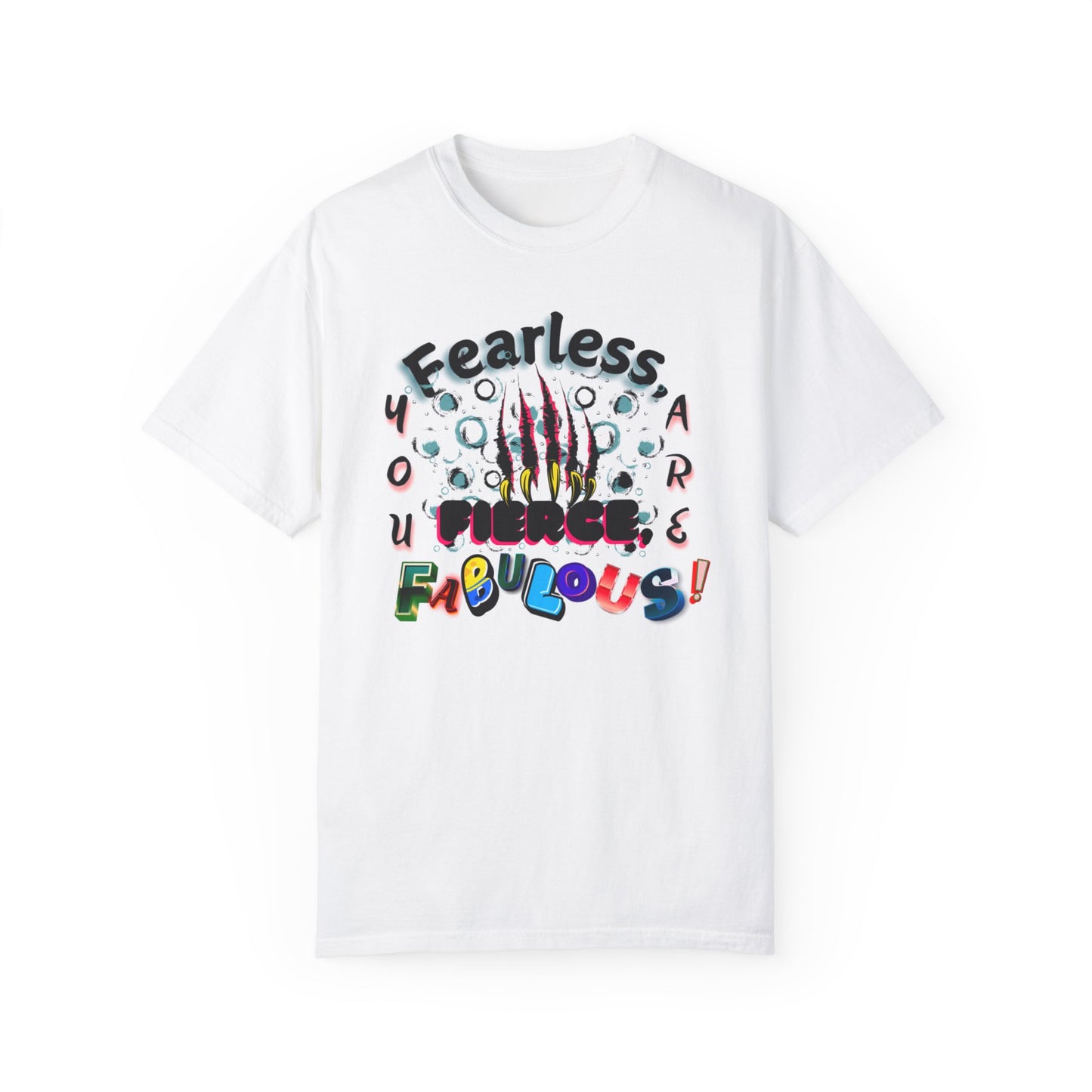 Fearless Feline Claw Ripping Comfort Colors T-shirt