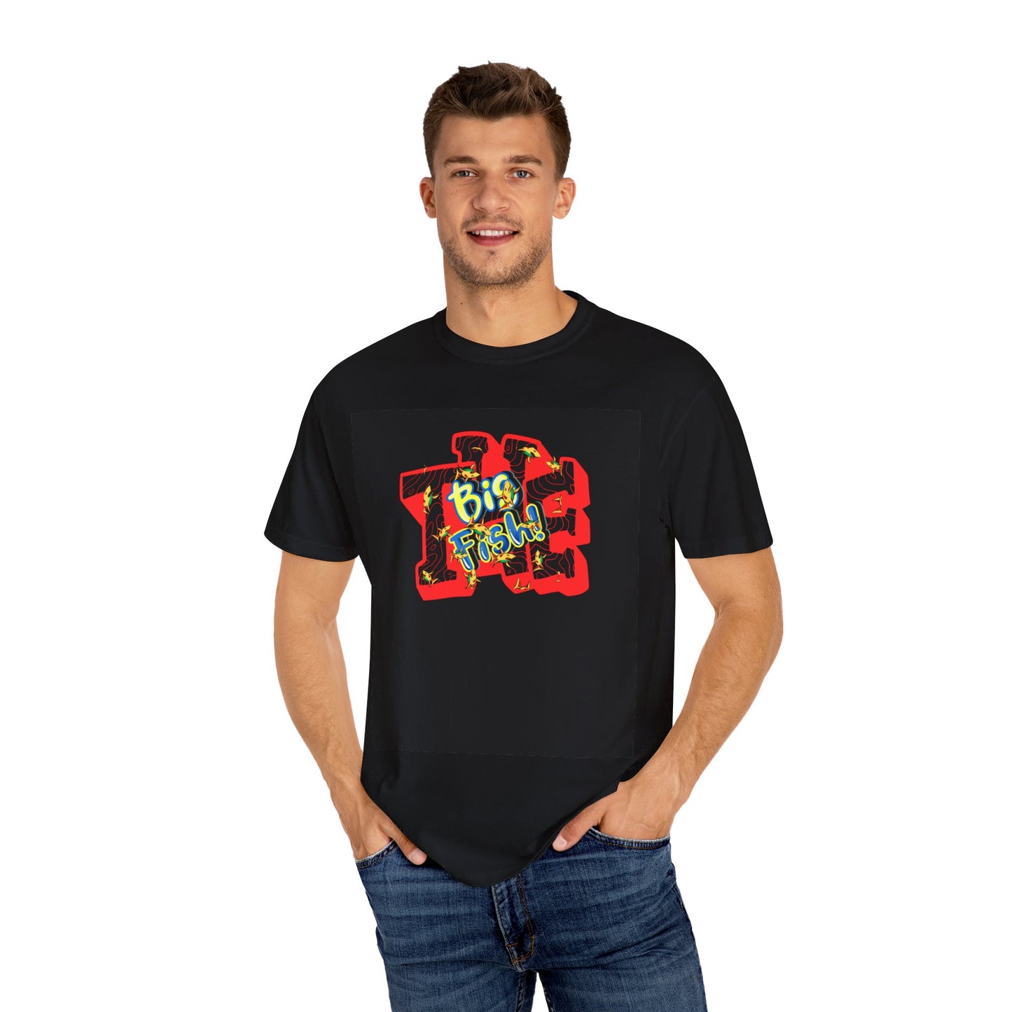 "The Big Fish" Comfort Colors T-shirts With Design