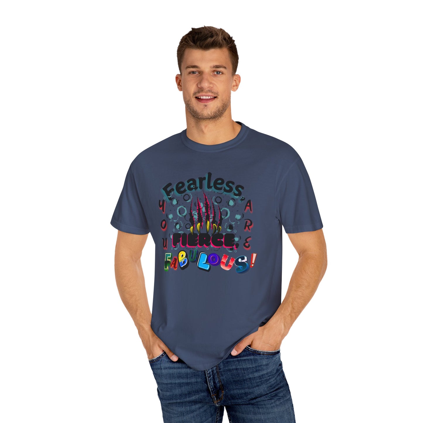 Fearless Feline Claw Ripping Comfort Colors T-shirt