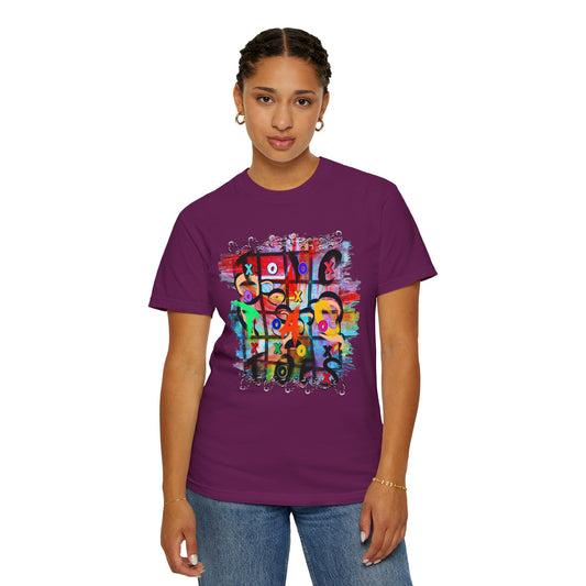 Vibrant Tic-Tac Toes Comfort Colors Unisex T-shirt