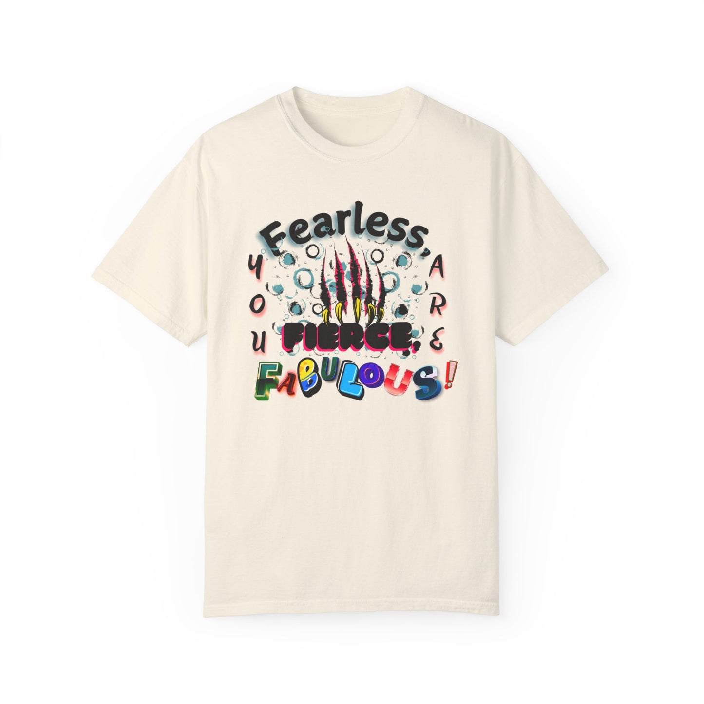 Fearless Feline Claw Ripping Comfort Colors T-shirt