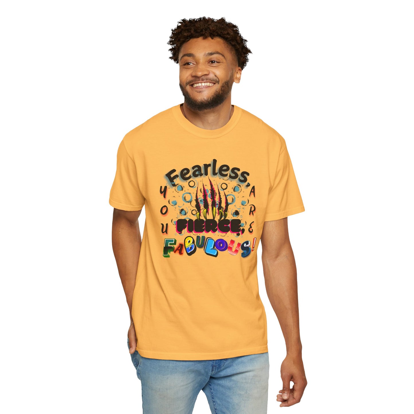 Fearless Feline Claw Ripping Comfort Colors T-shirt
