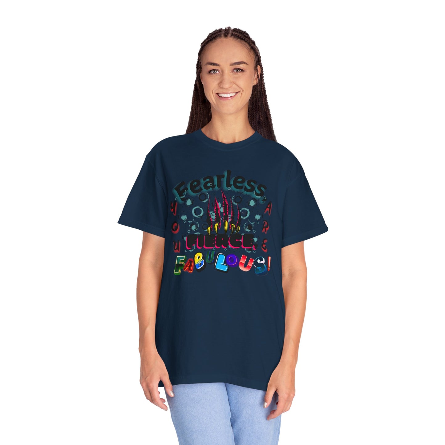 Fearless Feline Claw Ripping Comfort Colors T-shirt