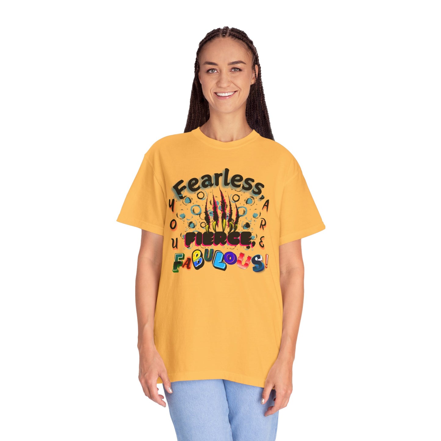 Fearless Feline Claw Ripping Comfort Colors T-shirt