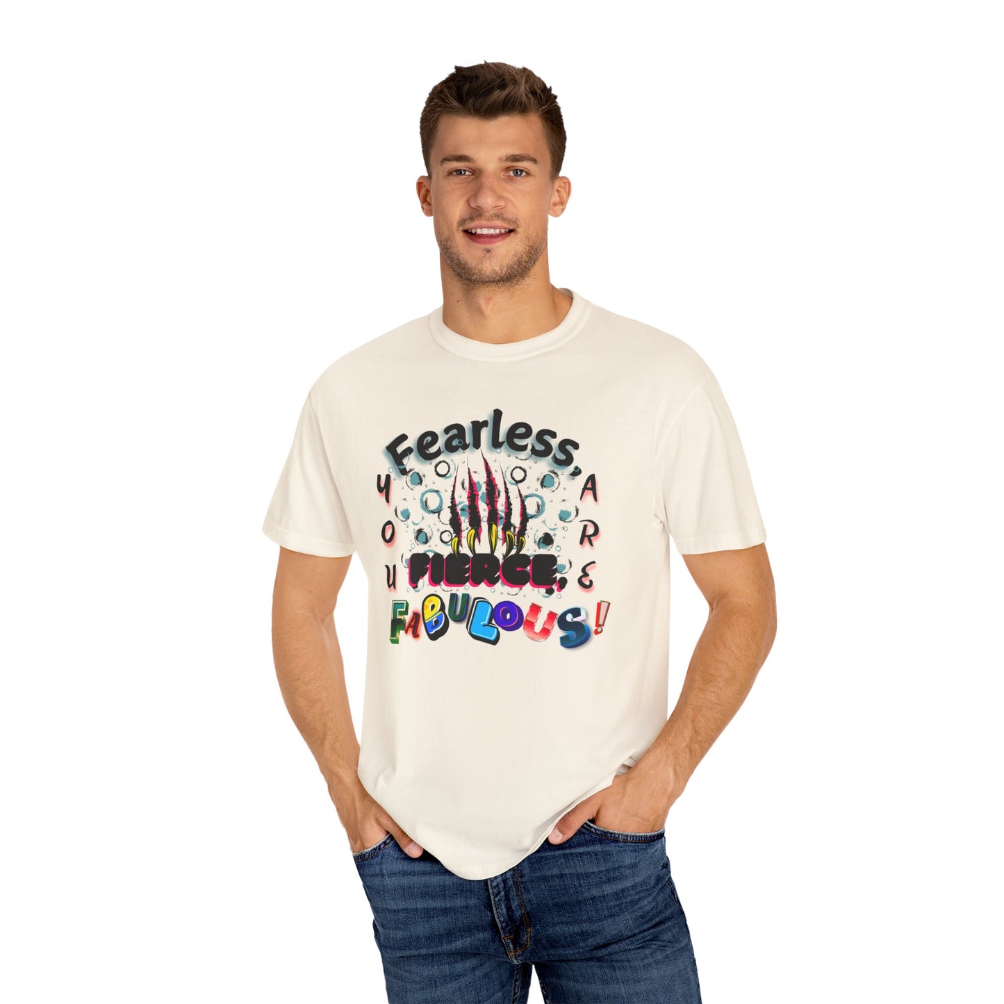Fearless Feline Claw Ripping Comfort Colors T-shirt