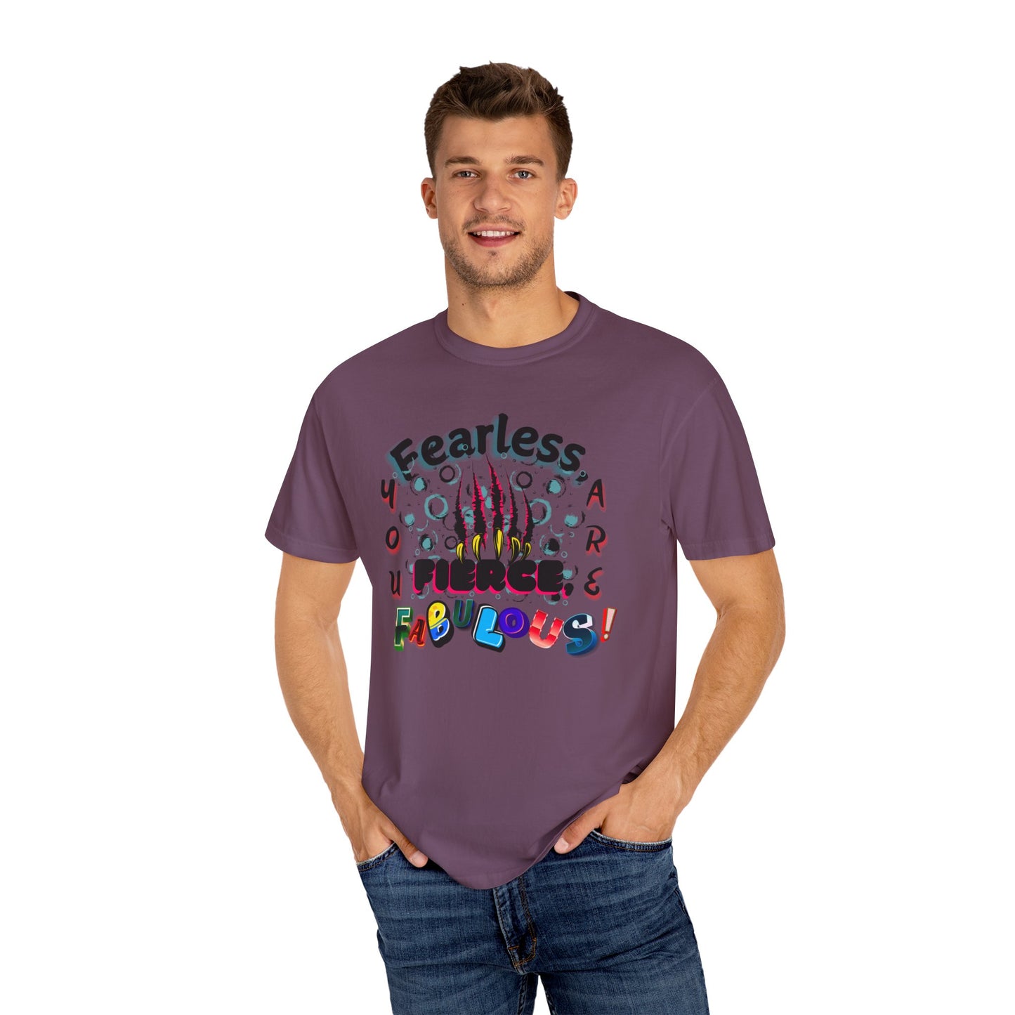 Fearless Feline Claw Ripping Comfort Colors T-shirt