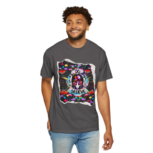 Colorful Alien Comfort Colors T-shirt - Unisex