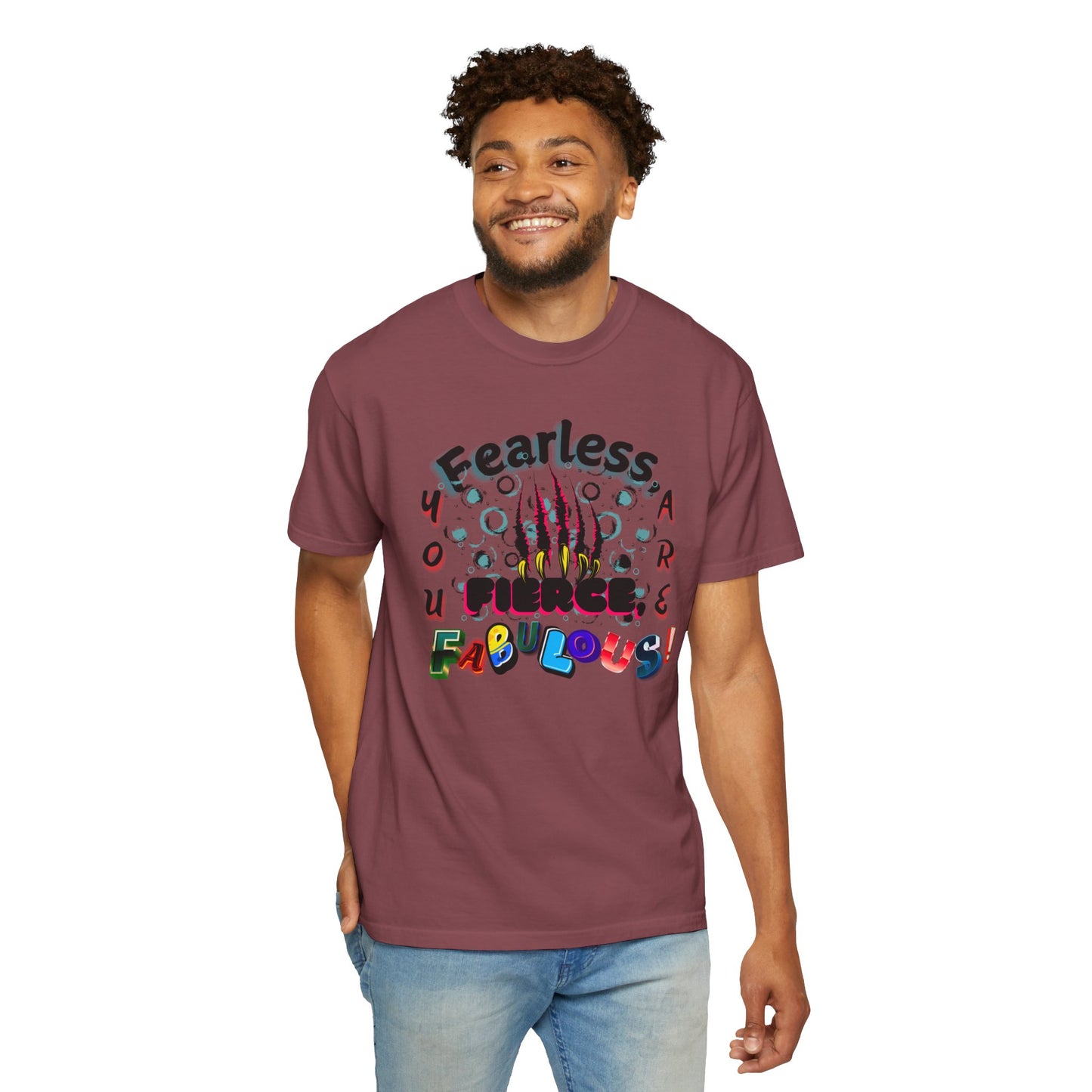 Fearless Feline Claw Ripping Comfort Colors T-shirt