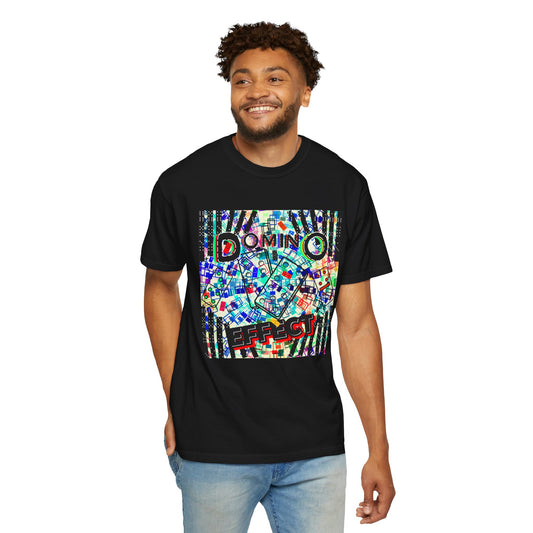 Dominoes Comfort Colors T-shirt - Bold Vibrant Unisex Garment-Dyed Tee