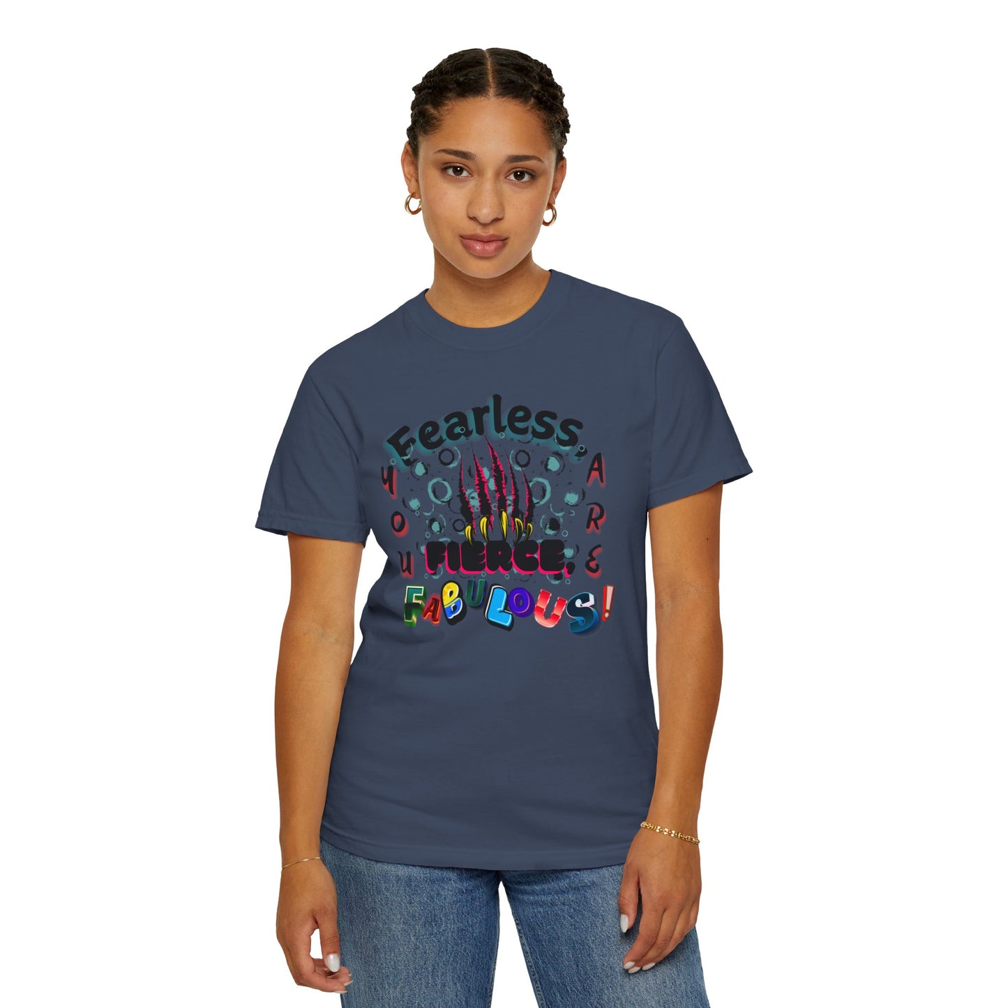 Fearless Feline Claw Ripping Comfort Colors T-shirt