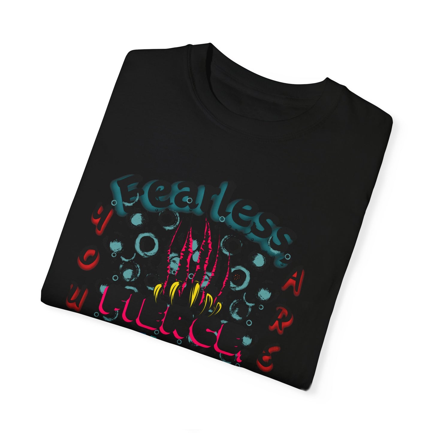 Fearless Feline Claw Ripping Comfort Colors T-shirt