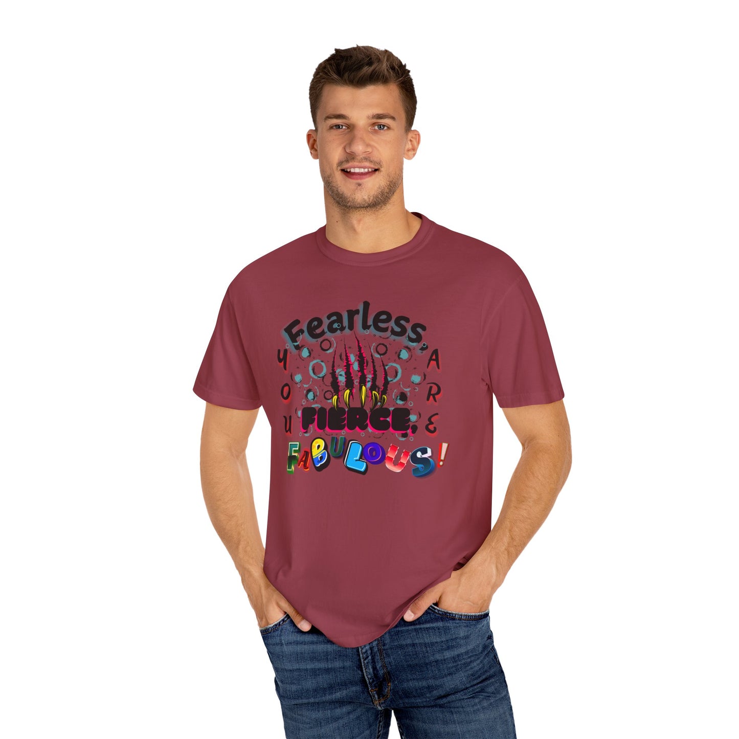 Fearless Feline Claw Ripping Comfort Colors T-shirt