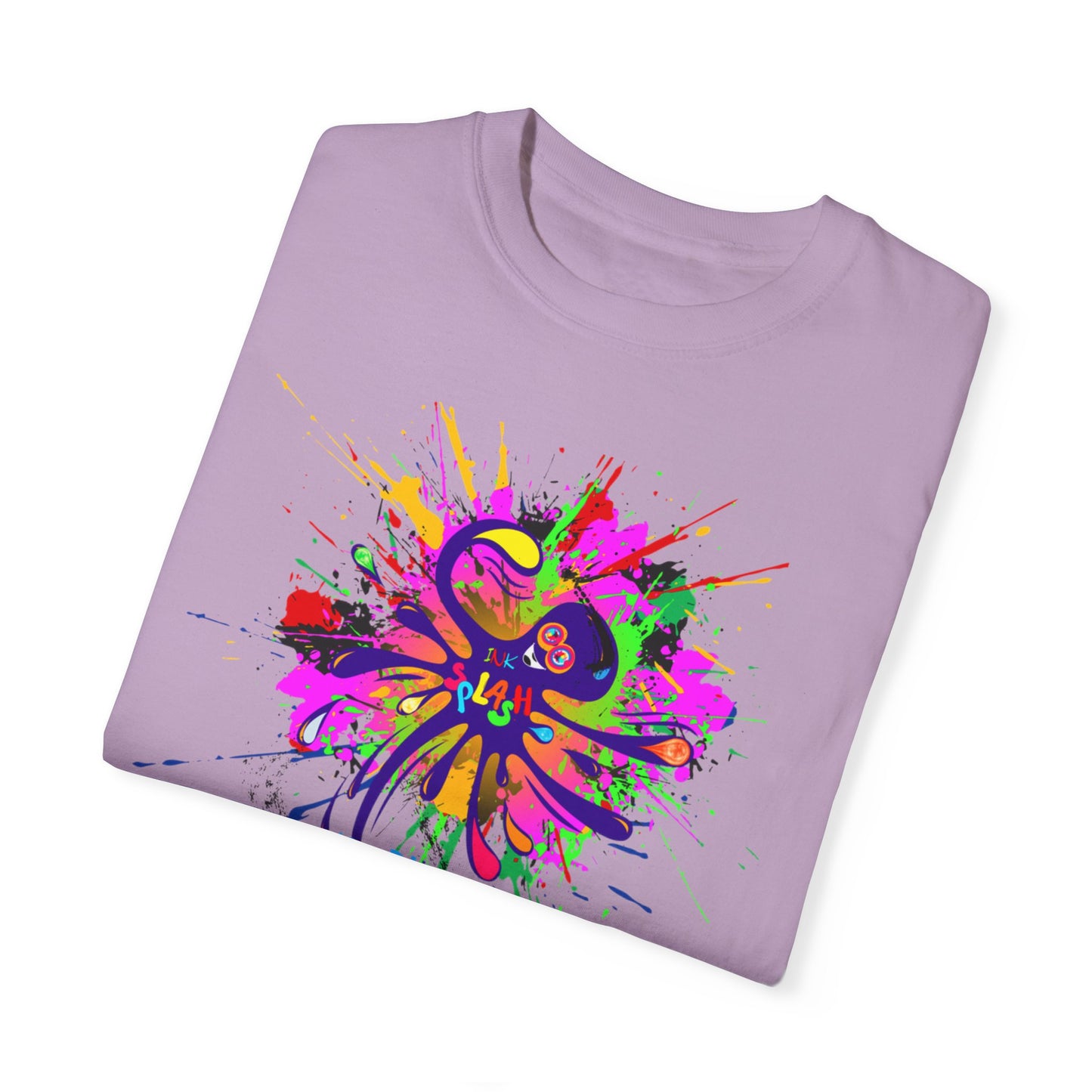 Octopus Ink-Splash Comfort Colors T-Shirt