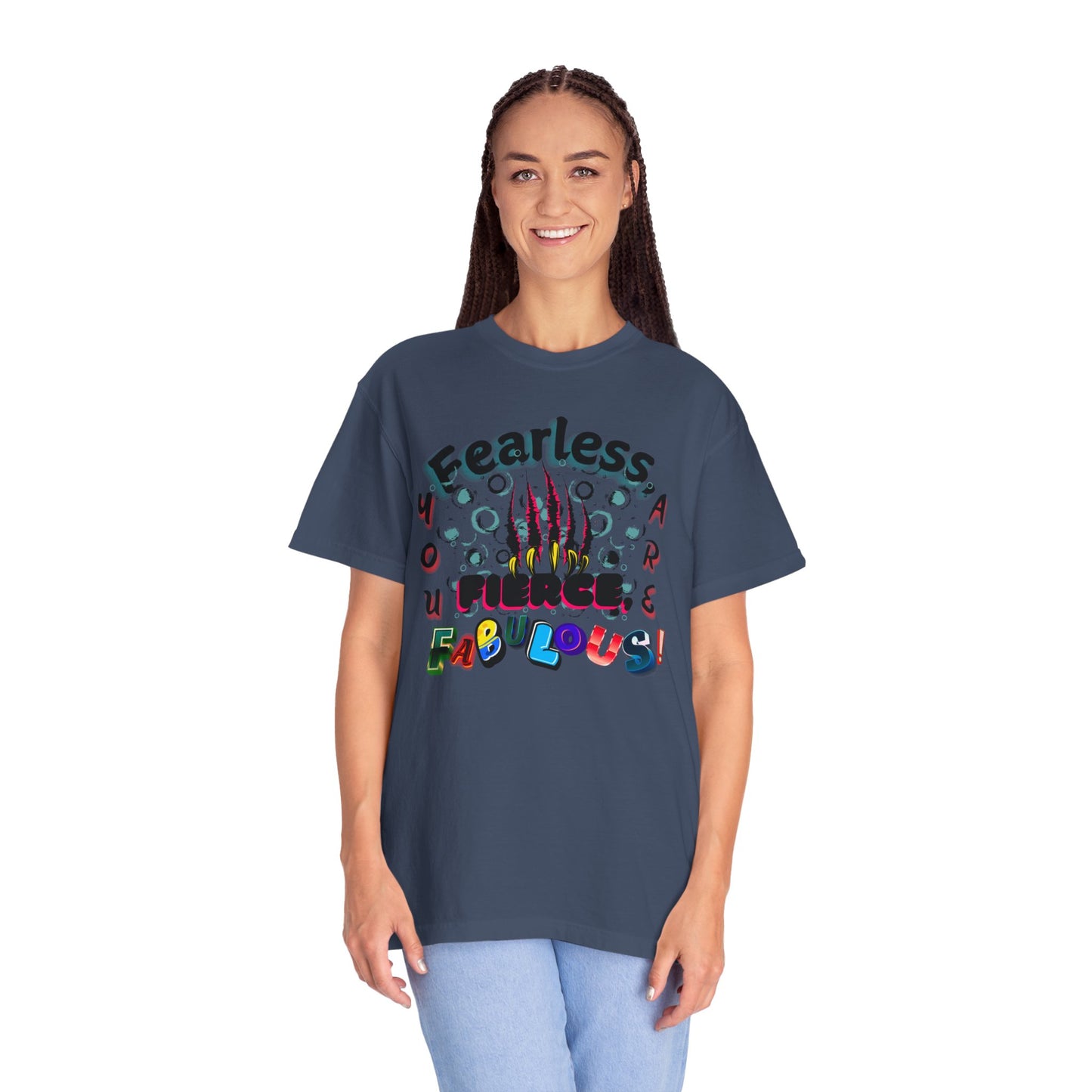 Fearless Feline Claw Ripping Comfort Colors T-shirt