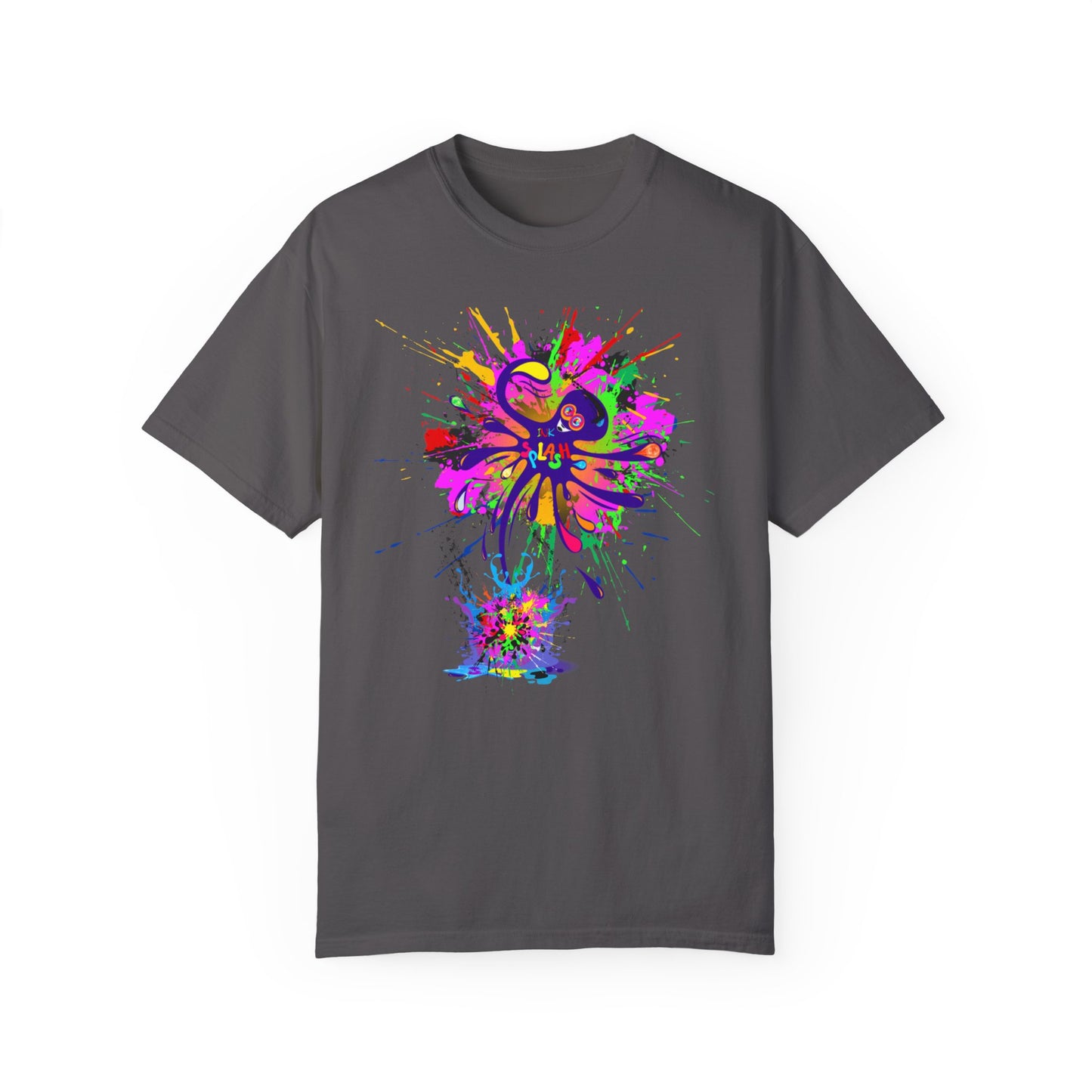Octopus Ink-Splash Comfort Colors T-Shirt