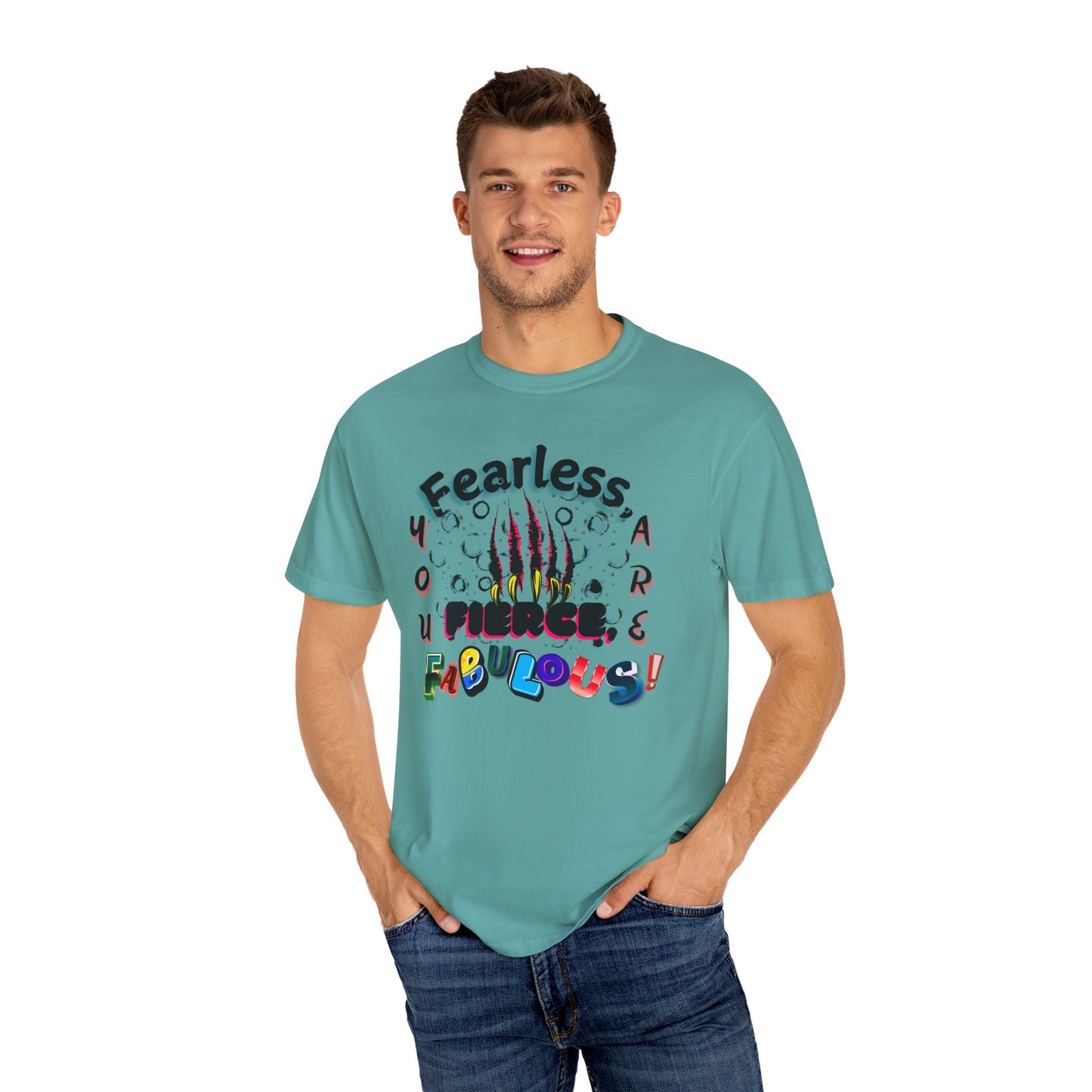 Fearless Feline Claw Ripping Comfort Colors T-shirt