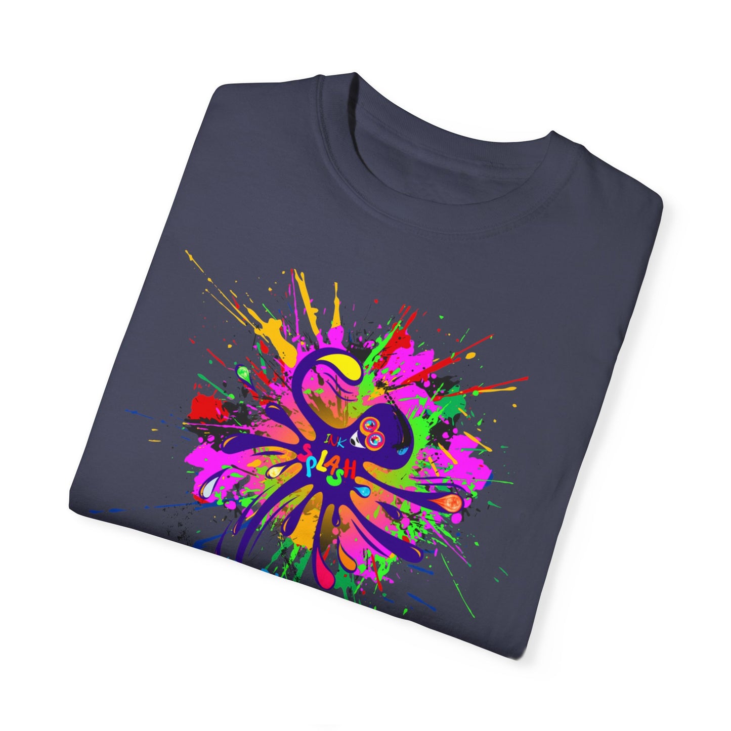 Octopus Ink-Splash Comfort Colors T-Shirt