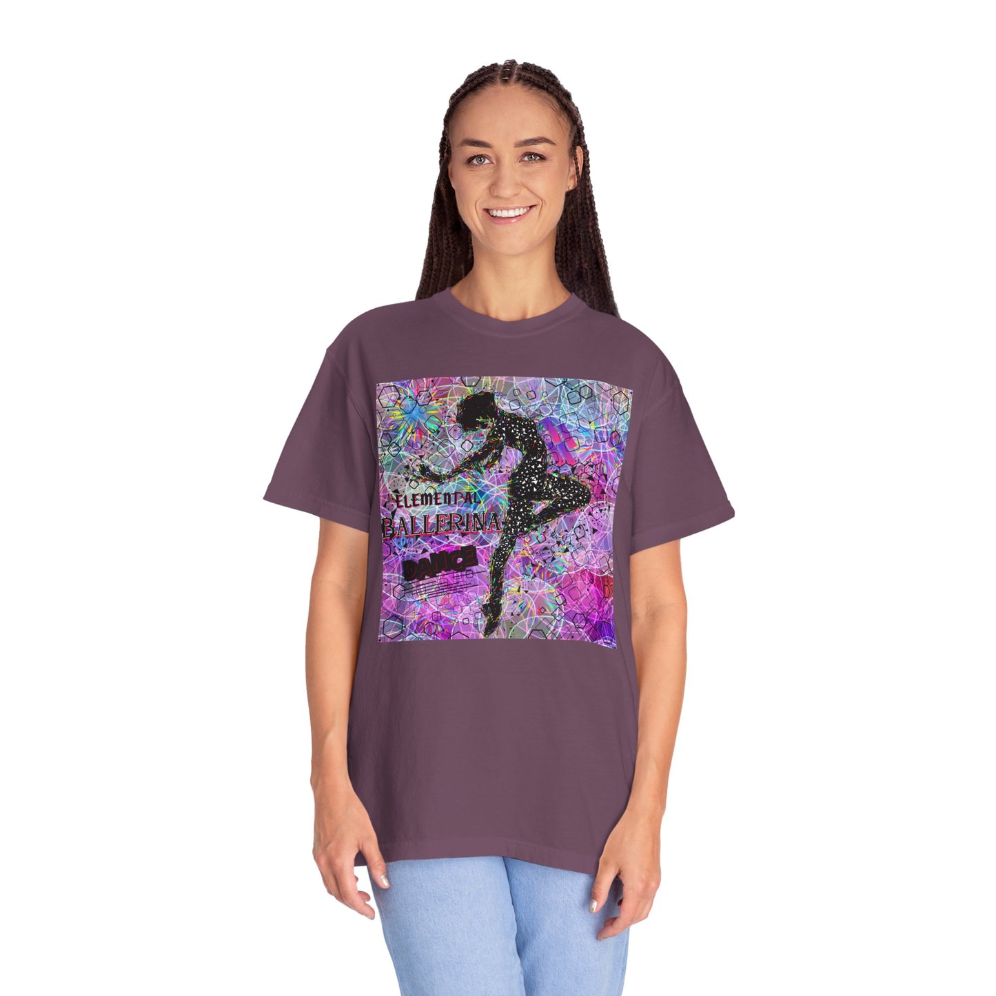 Ballerina Dance Elemental Patterns T-Shirt