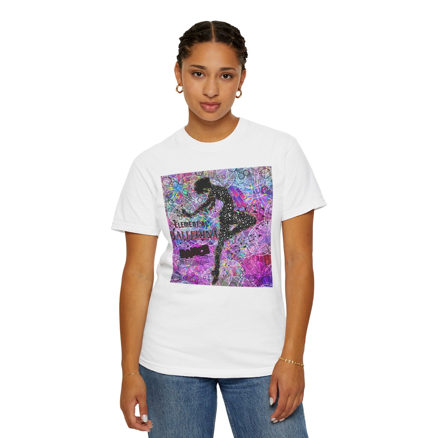 Ballerina Dance Elemental Patterns T-Shirt