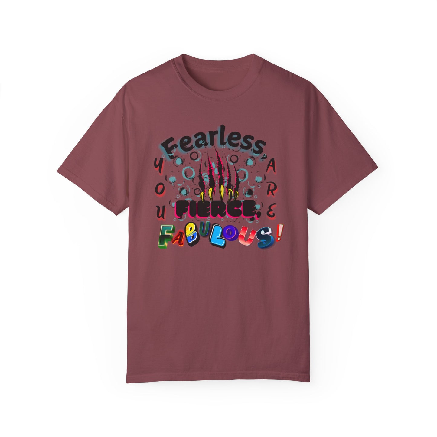 Fearless Feline Claw Ripping Comfort Colors T-shirt