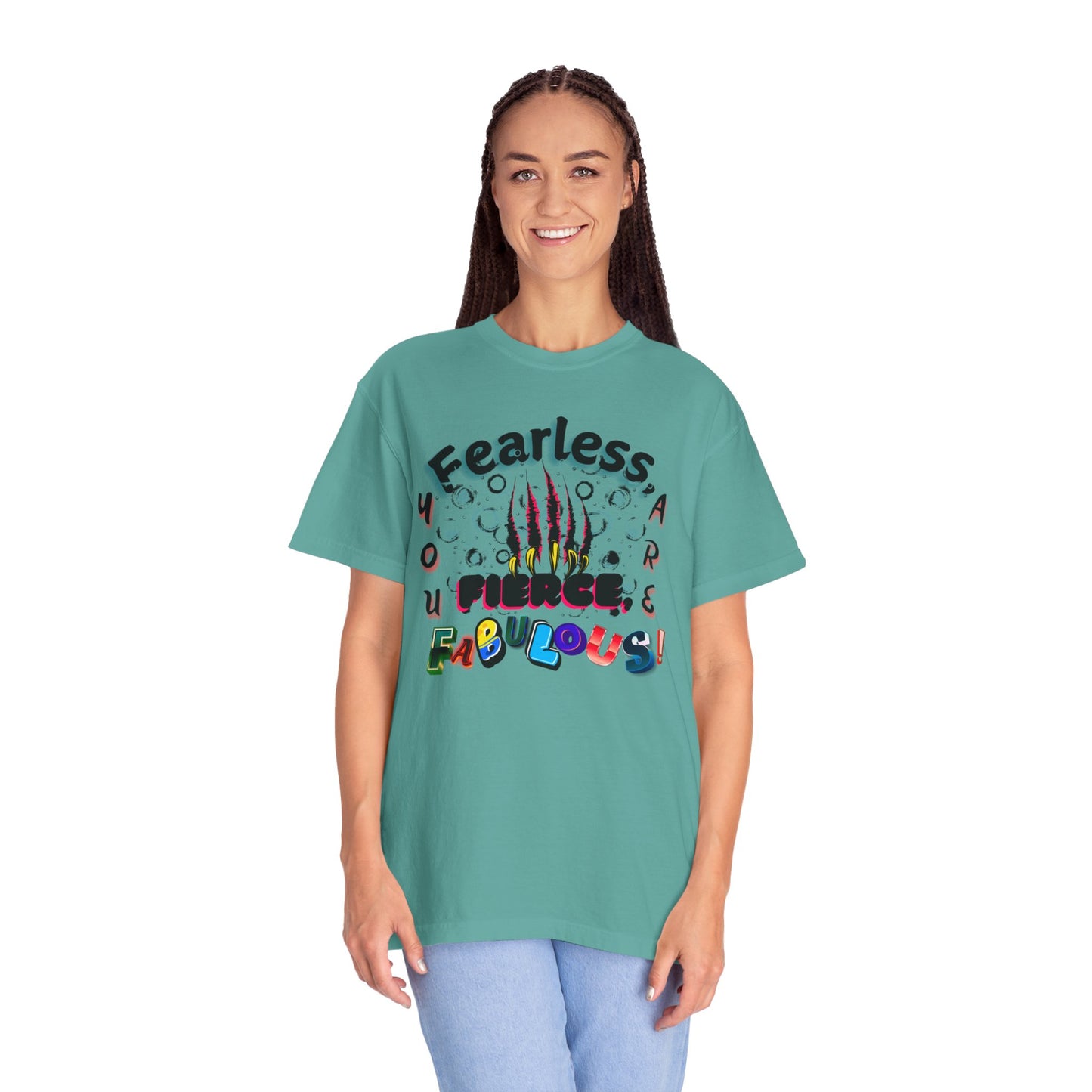 Fearless Feline Claw Ripping Comfort Colors T-shirt