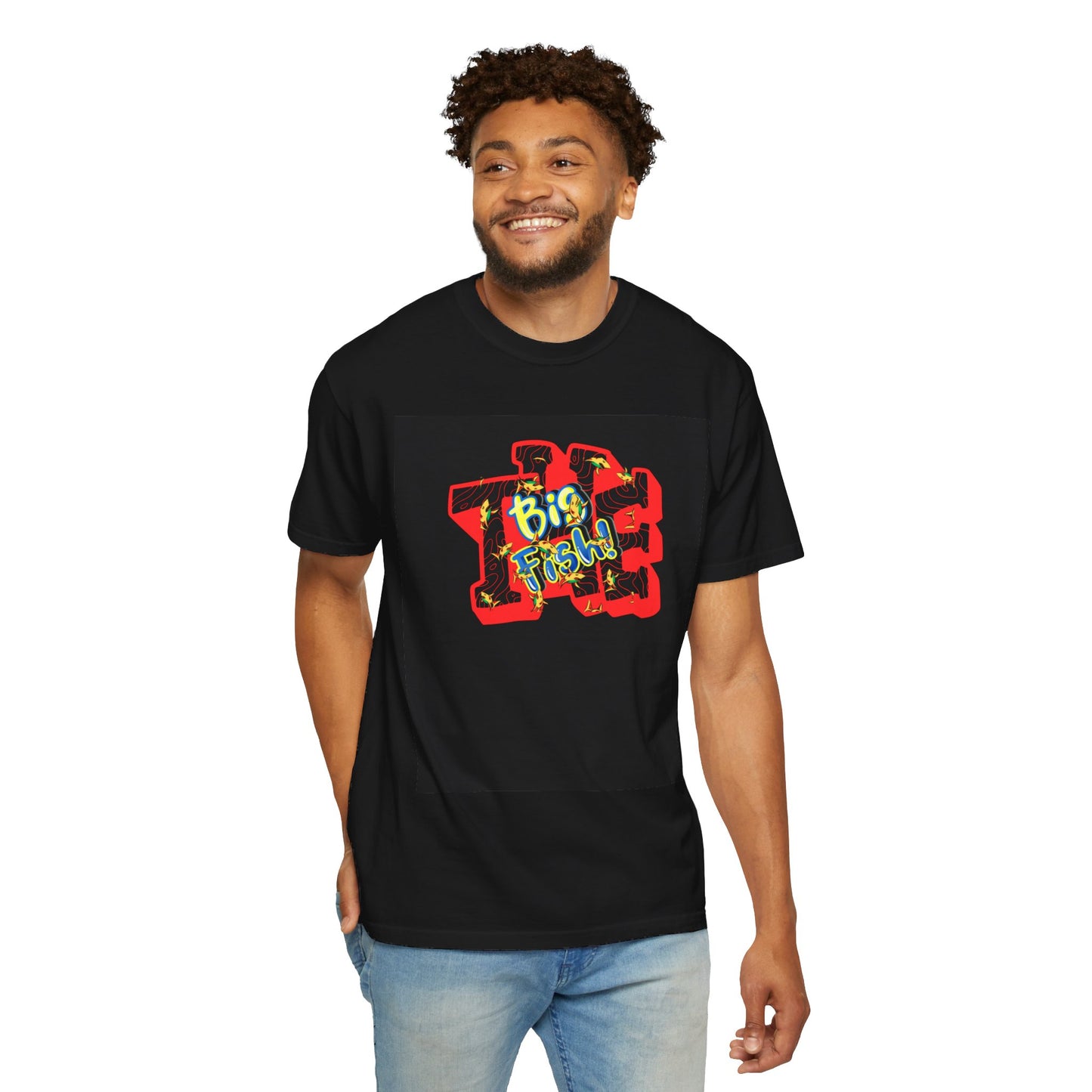"The Big Fish" Comfort Colors T-shirts With Design