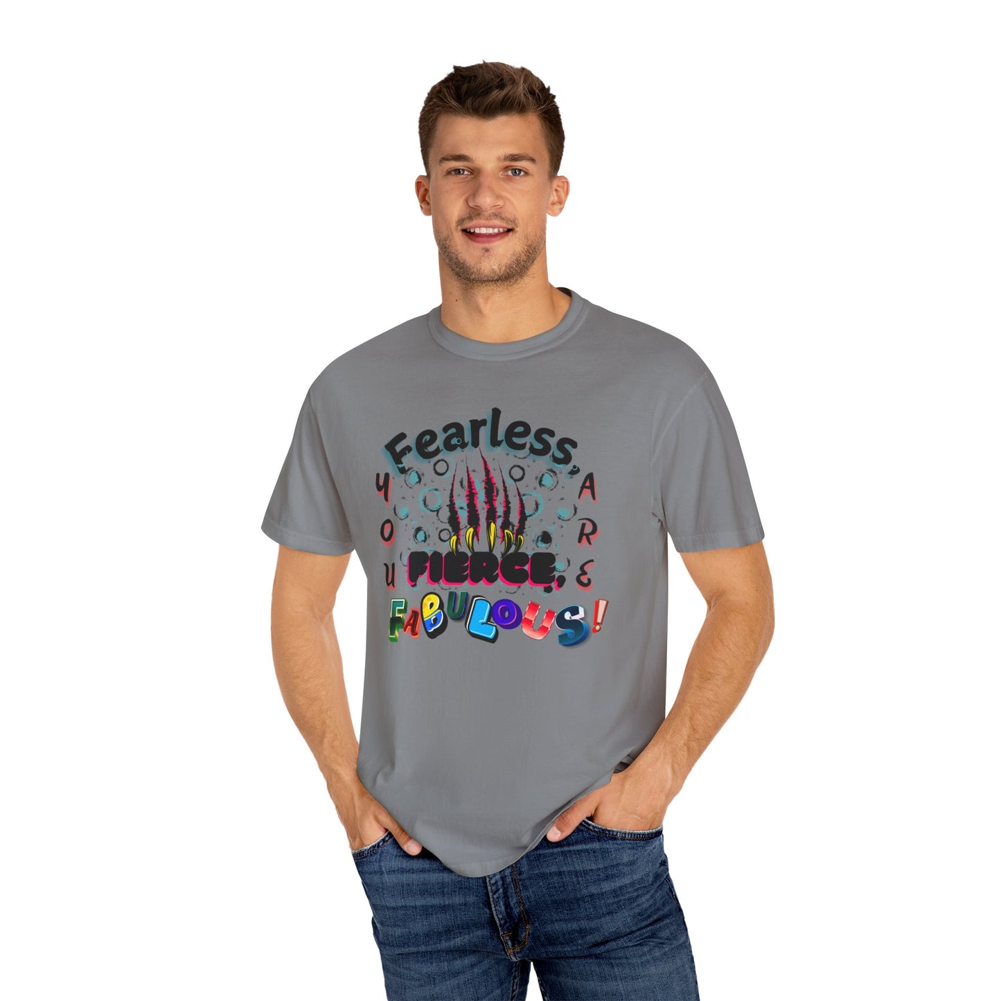 Fearless Feline Claw Ripping Comfort Colors T-shirt
