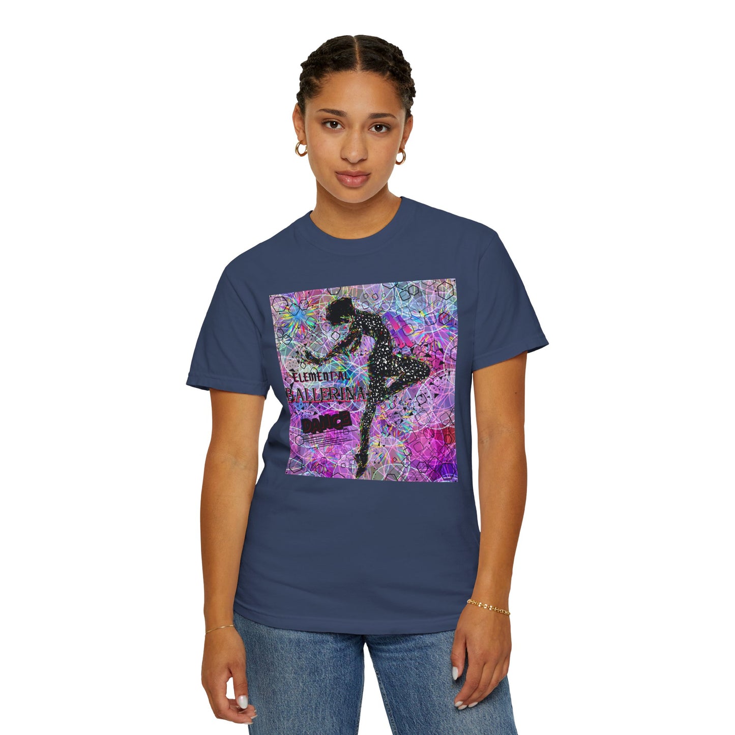 Ballerina Dance Elemental Patterns T-Shirt