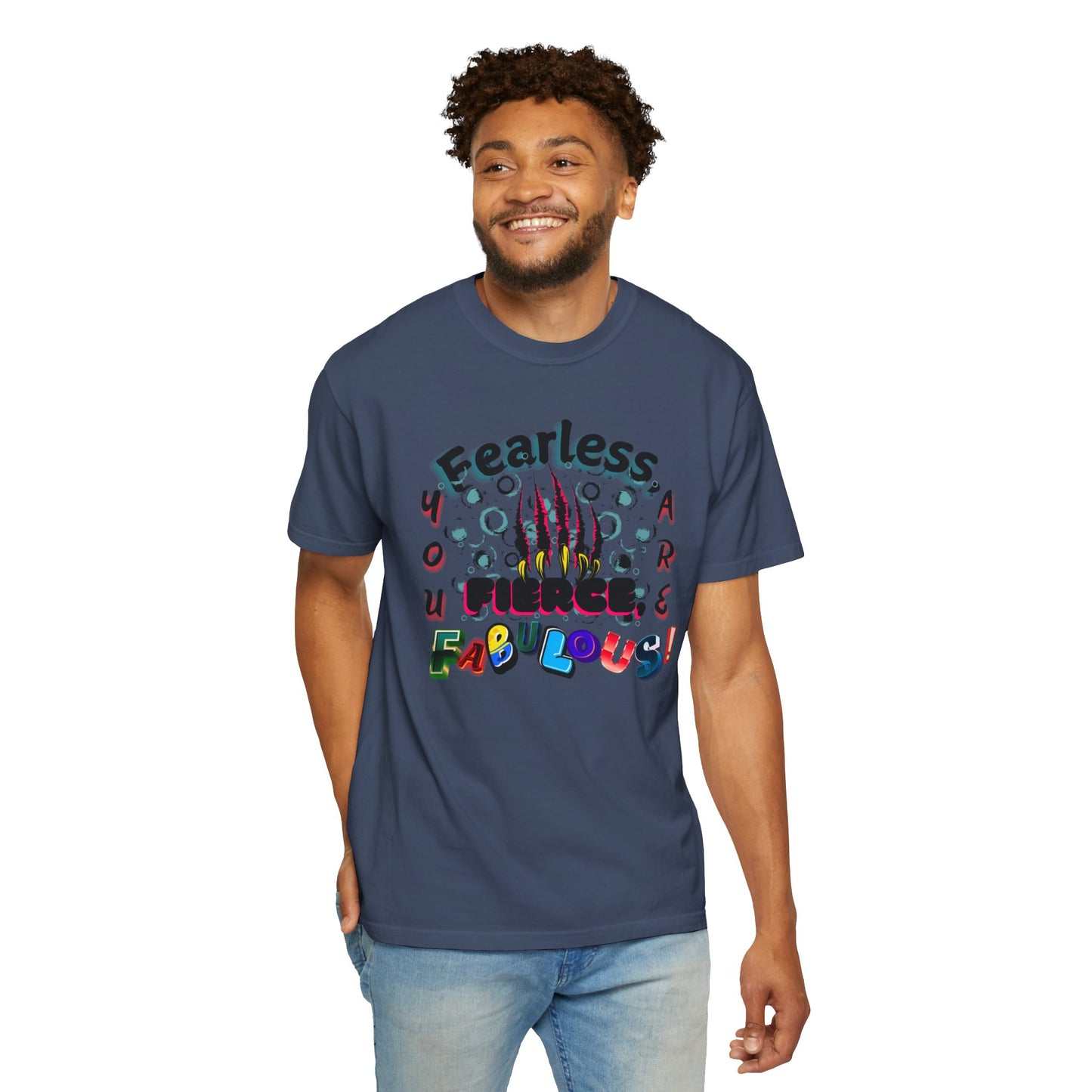 Fearless Feline Claw Ripping Comfort Colors T-shirt