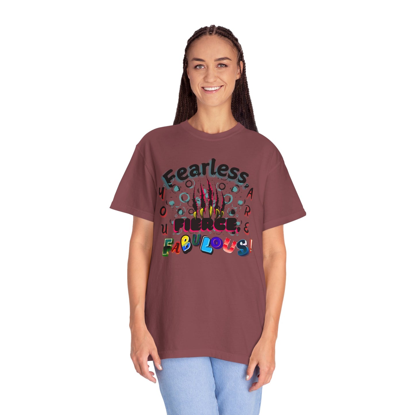 Fearless Feline Claw Ripping Comfort Colors T-shirt