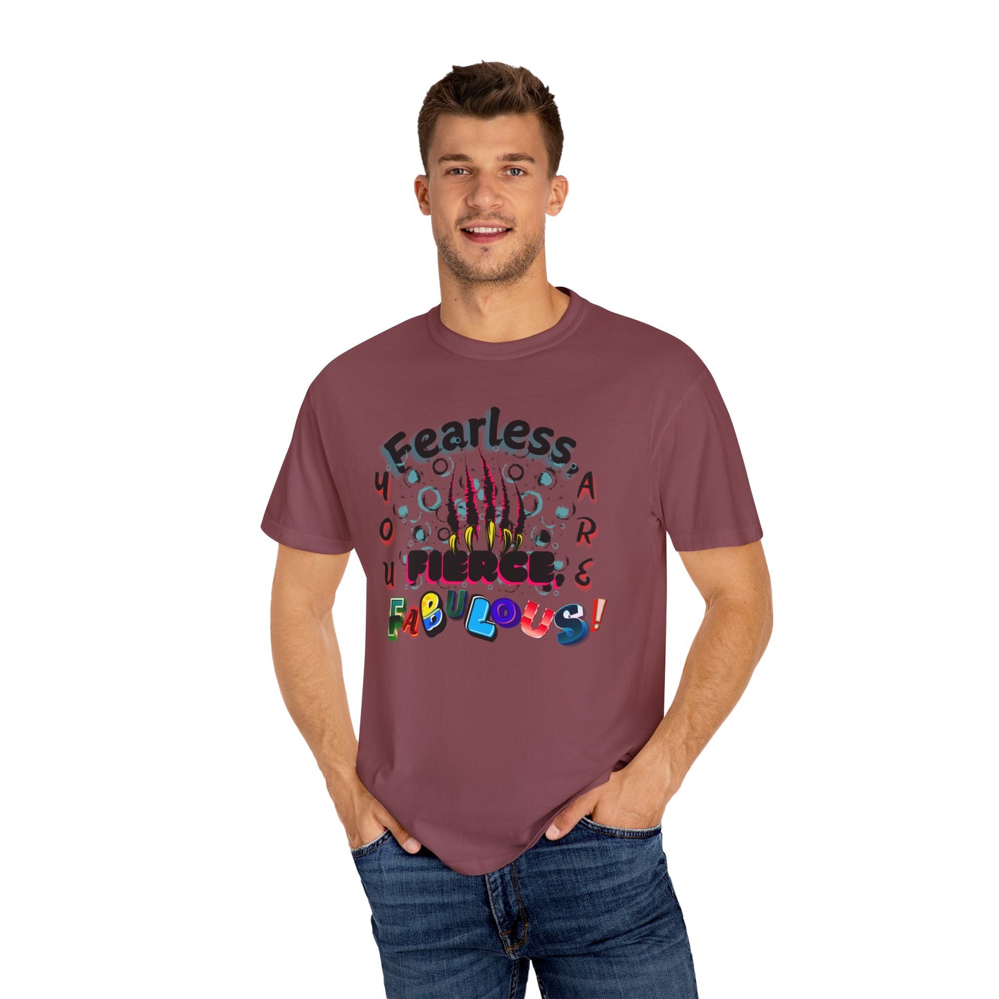 Fearless Feline Claw Ripping Comfort Colors T-shirt