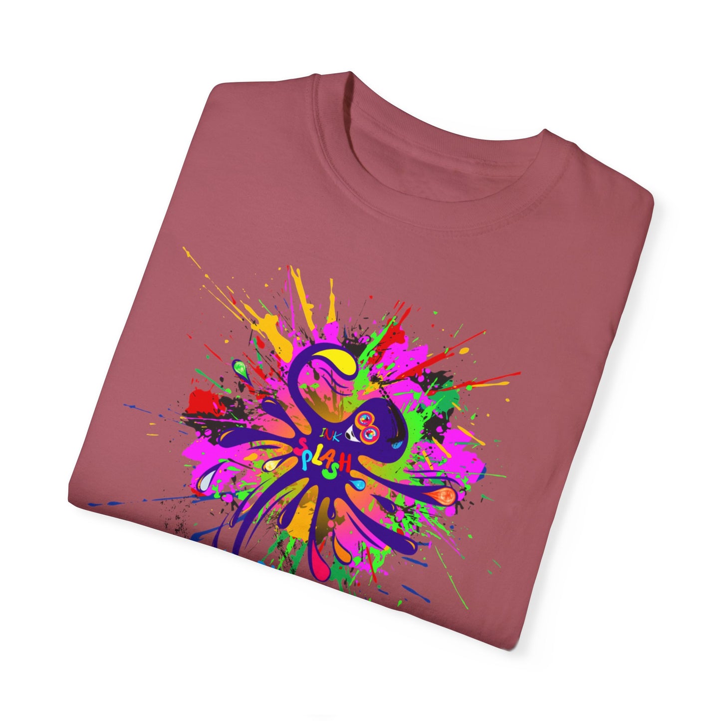 Octopus Ink-Splash Comfort Colors T-Shirt