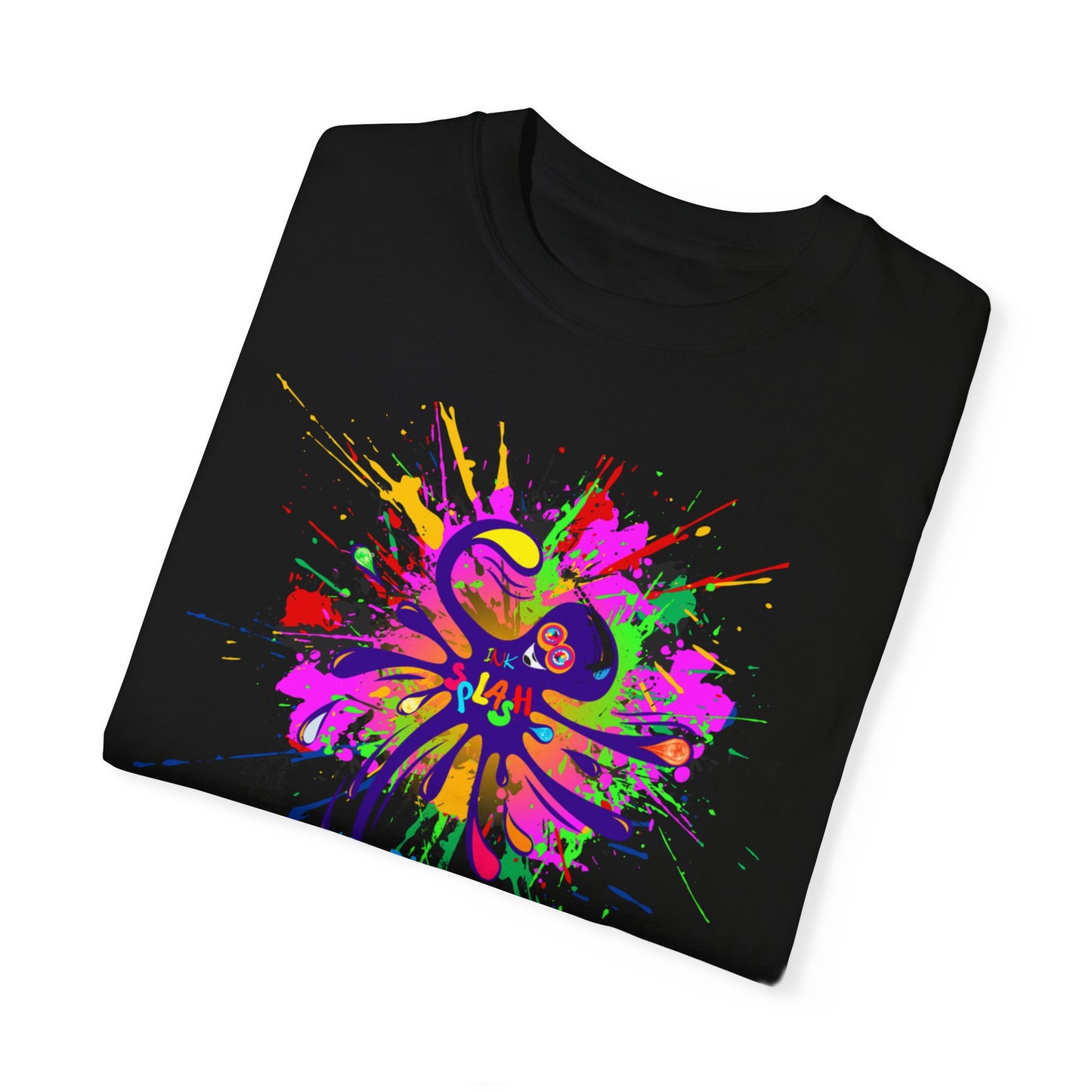 Octopus Ink-Splash Comfort Colors T-Shirt