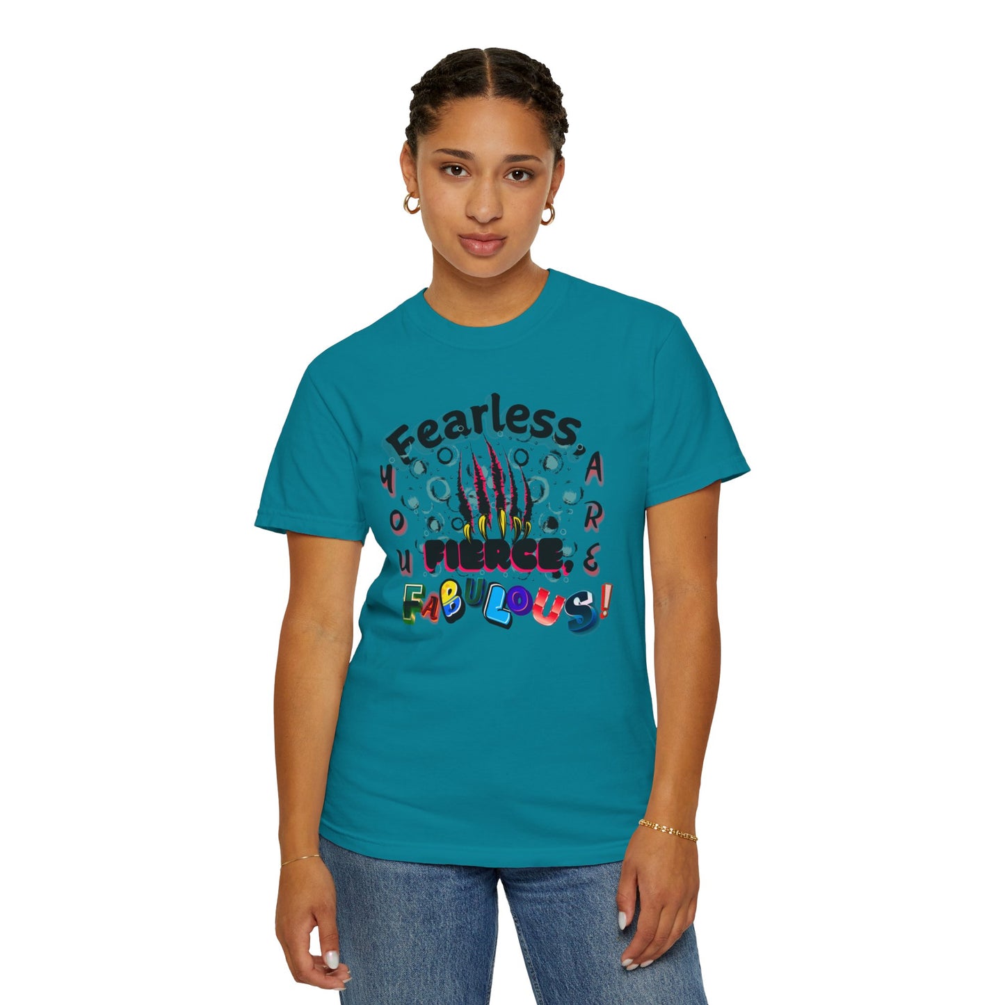Fearless Feline Claw Ripping Comfort Colors T-shirt