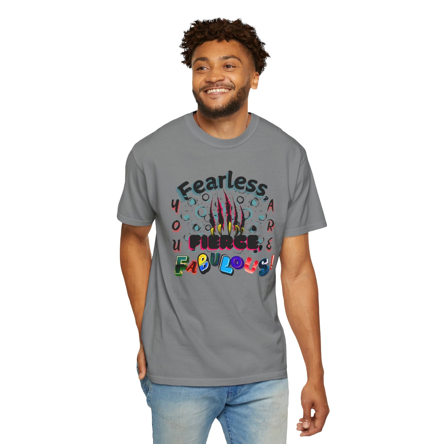 Fearless Feline Claw Ripping Comfort Colors T-shirt