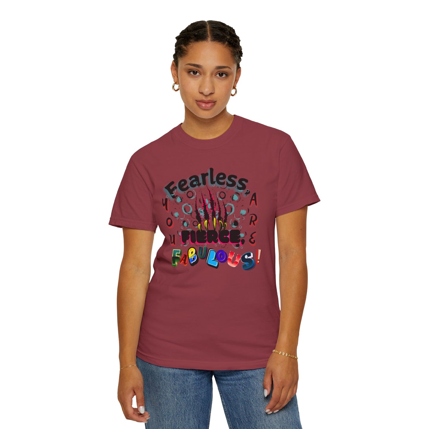 Fearless Feline Claw Ripping Comfort Colors T-shirt