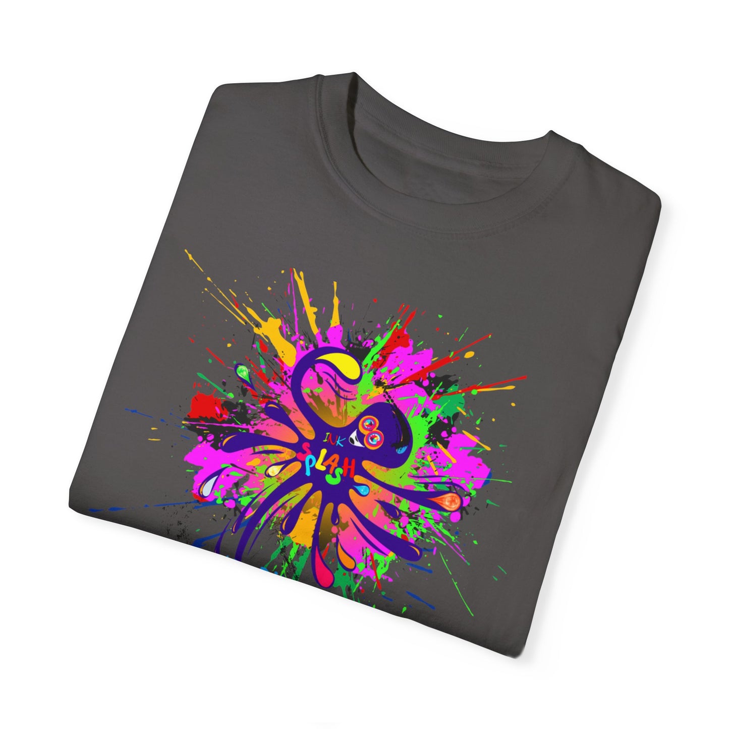 Octopus Ink-Splash Comfort Colors T-Shirt