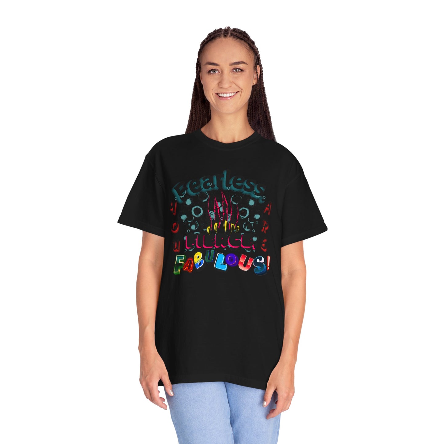 Fearless Feline Claw Ripping Comfort Colors T-shirt