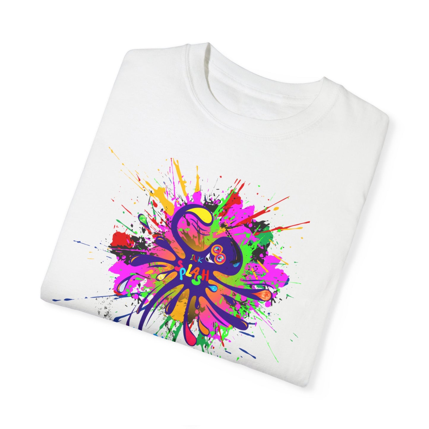Octopus Ink-Splash Comfort Colors T-Shirt