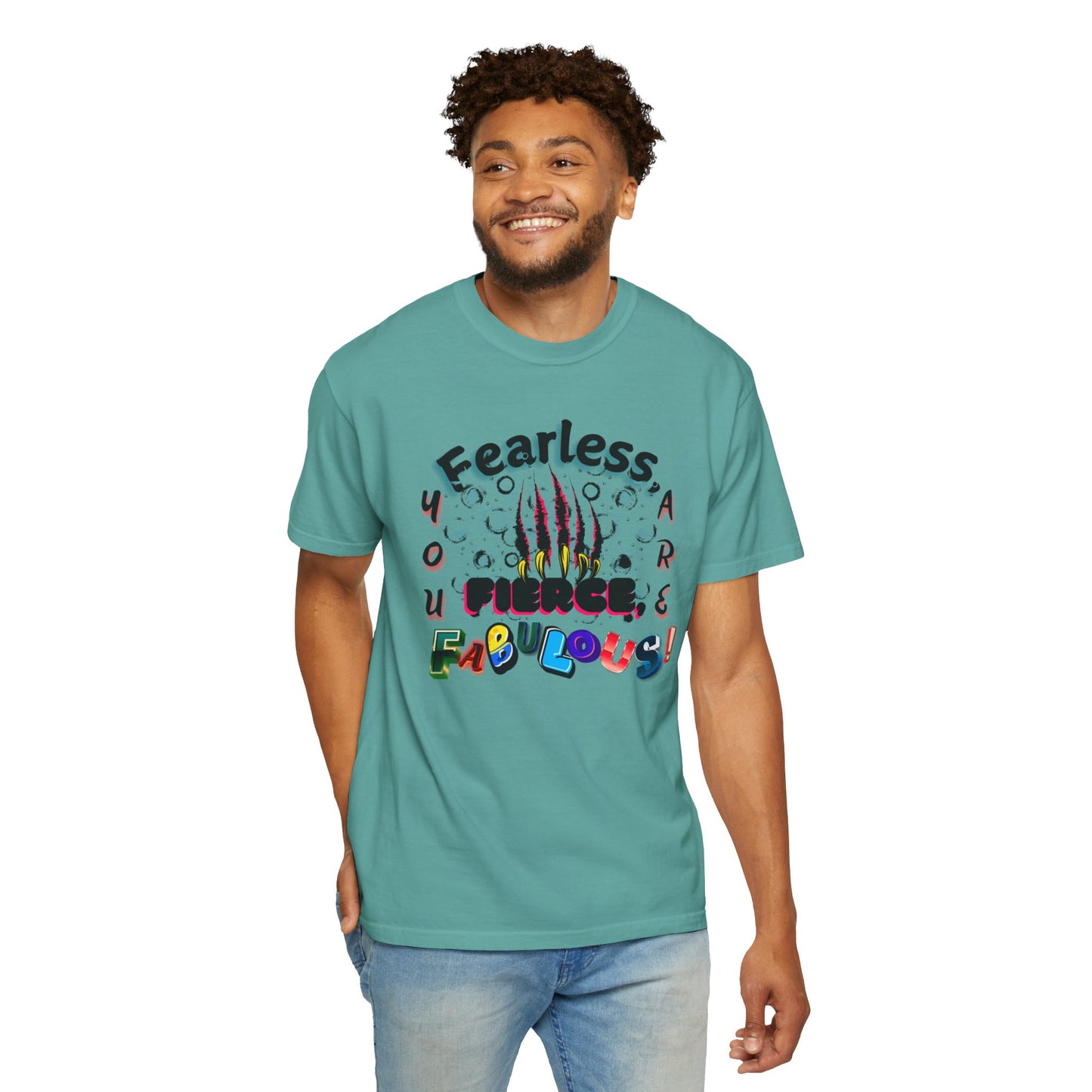 Fearless Feline Claw Ripping Comfort Colors T-shirt