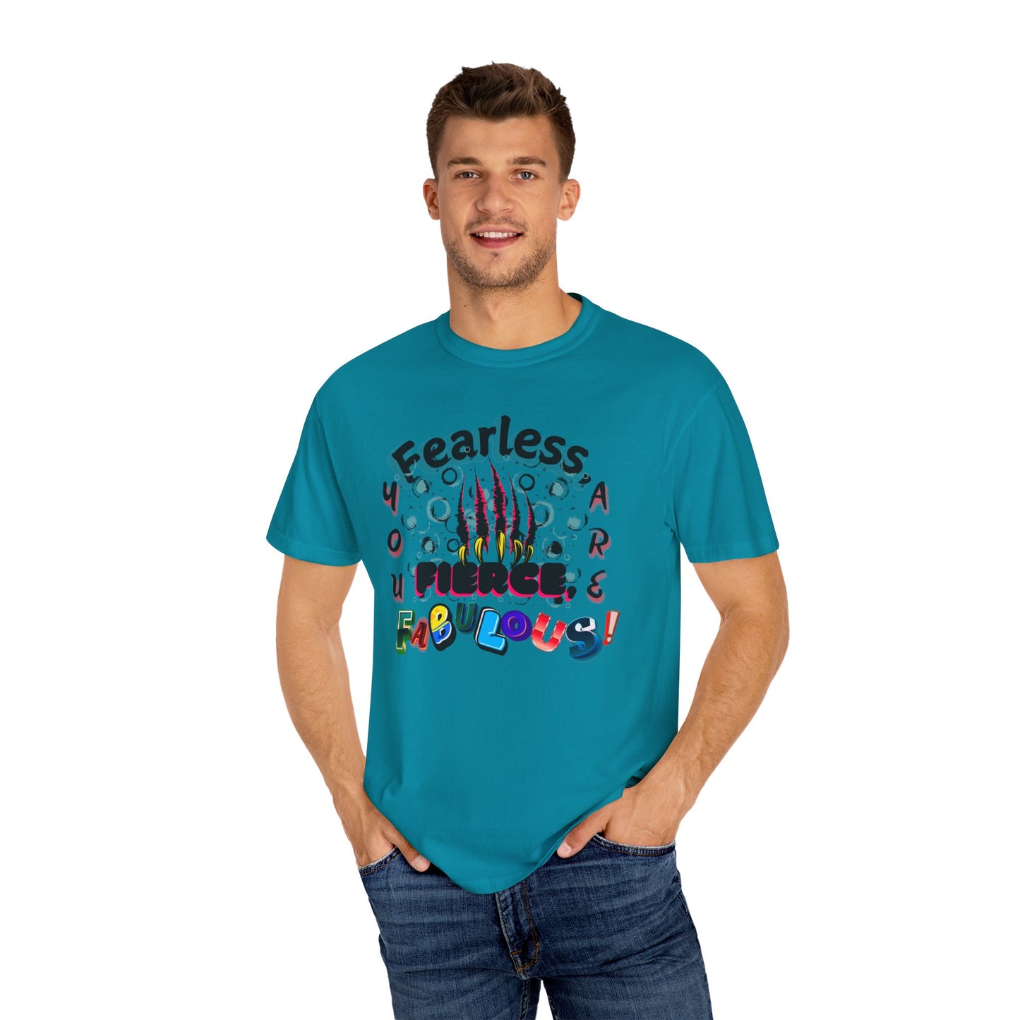 Fearless Feline Claw Ripping Comfort Colors T-shirt