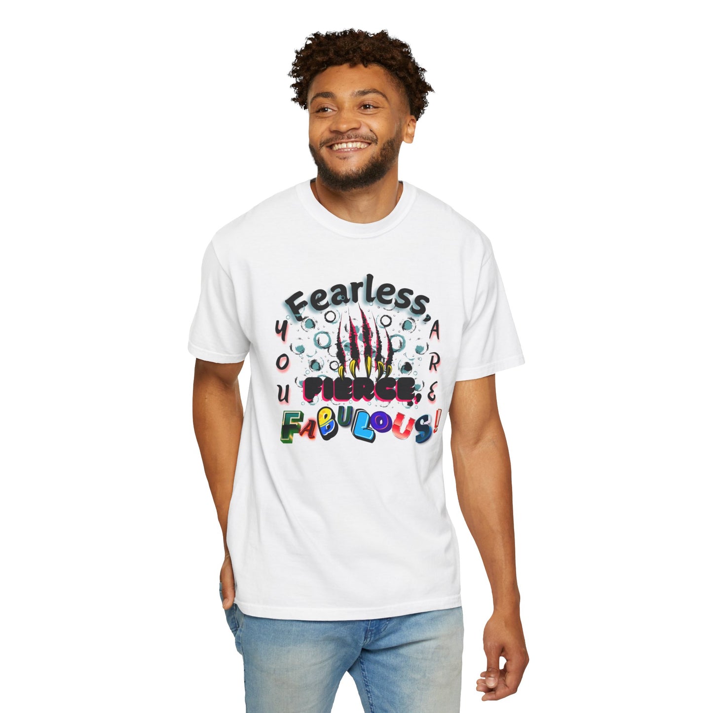Fearless Feline Claw Ripping Comfort Colors T-shirt