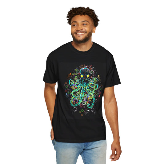 Octopus "Bubbly Camouflage" Comfort Colors T-shirt